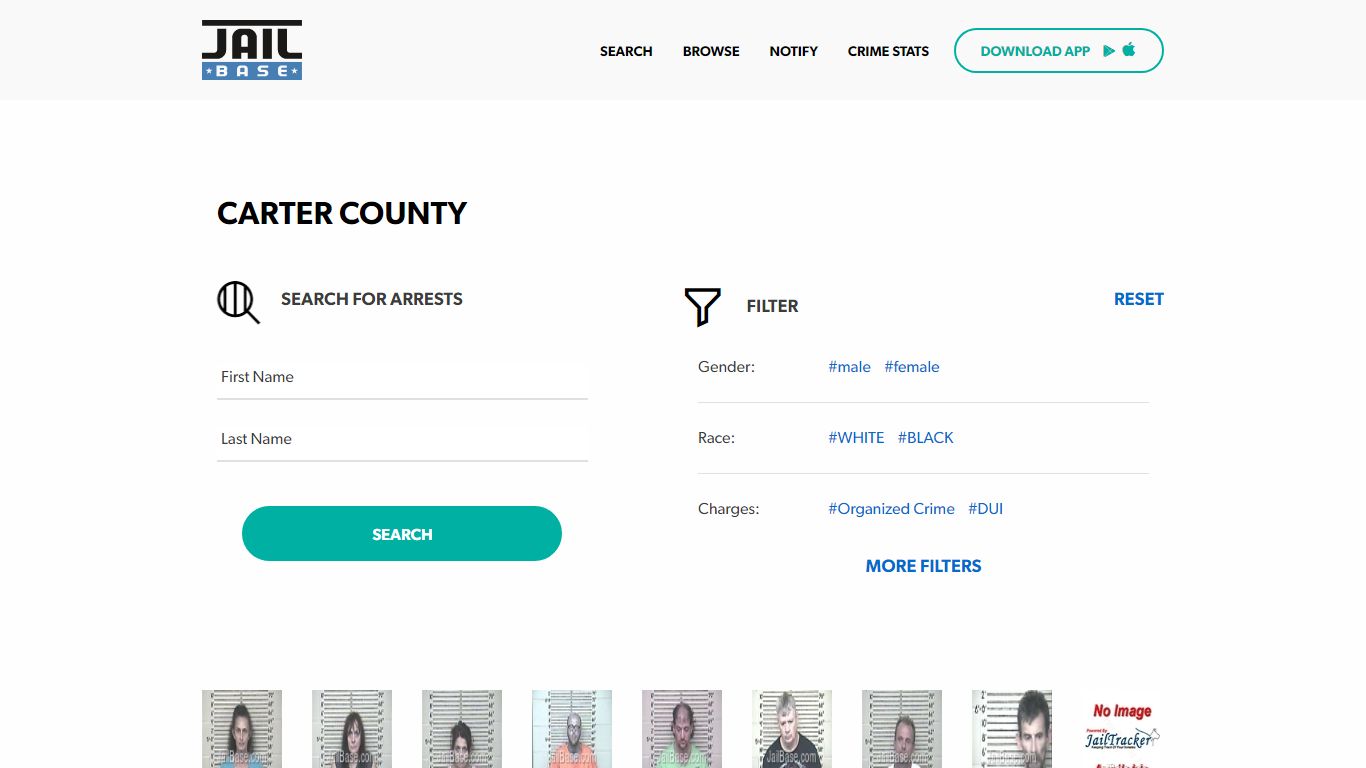 Carter County Jail Inmate Search and Mugshots | JailBase